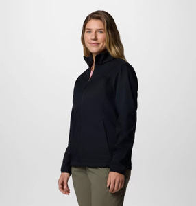Haute demande Logo personnalisé noir femmes Kruser Ridge Softshell veste manches longues et coupe-vent femmes course vestes de plein air - Product Image 5