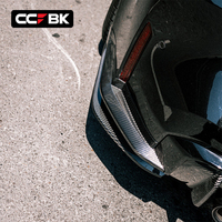 Pour BMW G82 G83 M4 Competition CS 2020-2026, Ailerons latéraux inférieurs de pare-chocs arrière en carbone sec style R44