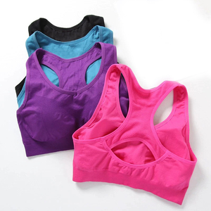 Sujetador deportivo de talla grande para mujer, transpirable, Push-up, Fitness, Yoga, gimnasio, chaleco, entrenamiento, Top para correr, almohadilla, ropa interior transpirable, accesorios - Product Image 6