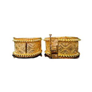 Factory Prices <b>Bangles</b> <b>Set</b> with 22K <b>Gold</b> Plated Modern Style <b>Bangles</b> <b>Set</b> for Women Wear Jewelry by Exporters - Product Image 2