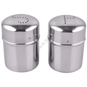 Stainless Steel <b>Salt</b> and <b>Pepper</b> 2-piece Set - Product Image 1