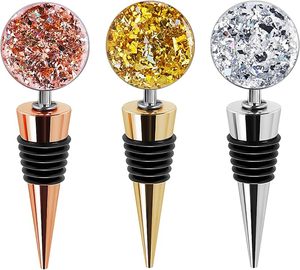 Amazing & Luxurious <b>Wine</b> Bottle Stoppers Stainless Steel <b>Wine</b> Stoppers for Gift Bar Holiday Party Wedding - Product Image 1
