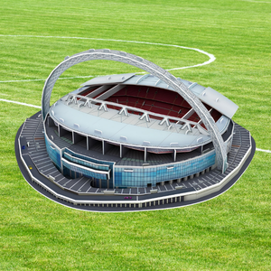 Puzzle en papier 3D de <span class=keywords><strong>stade</strong></span> de football, jouet DIY, marchandise de l'événement mondial de football 2026, OEM - Product Image 2