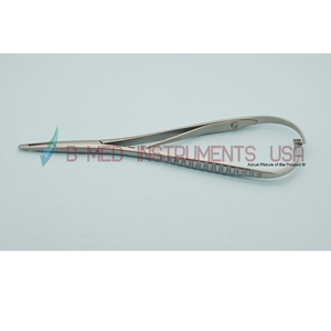 Mathieu <b>Elastic</b> Placing Needle Holder W Forward Placed Jaws Narrow <b>Orthodontic</b> General Surgery Customizable Size - Product Image 4