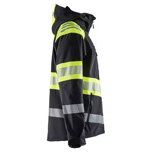 Vente en gros Vestes de sécurité réfléchissantes OEM pour hommes Vêtements de travail industriels haute visibilité imperméables Hiver Logo personnalisé - Product Image 3