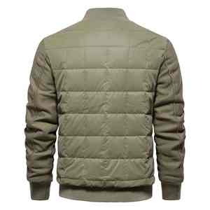 Chaquetas de bombardero de marca personalizada para hombre, talla grande, el mejor diseño, chaquetas de bombardero regulares de algodón de alta resistencia para hombre, chaqueta suave para hombre - Product Image 2