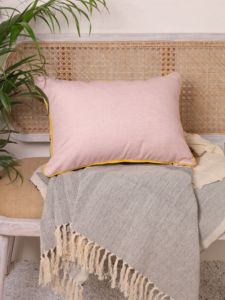 Luxury Decorative Sustainable Azo Free 45x45 Cm Beautifully Embroidered Cotton <b>Cushion</b> Covers at Best Wholesale Prices - Product Image 4