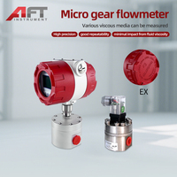 Micro Oval Gear Flowmeter Deionized Water Coolant Alcohols Positive Displacement Flow Meter for Mini Flow