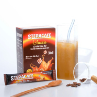 Offre Spéciale 3 en 1 Café blanc crémeux instantané Thé au lait traditionnel classique avec moins de sucre et saveur de noisette Emballage en boîte