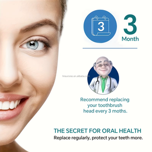 Deep-Clean Electric <b>Toothbrush</b> <b>Head</b> for Effective Cleaning Dense Bristles Design for Hotels and Outdoor Use Easy Replacement - Product Image 3