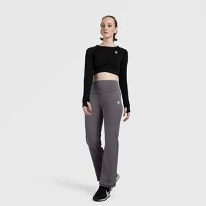 Pantalones Anchos Casuales Phoenix, Cintura Alta, Transpirables, Diseño Gris Oscuro - Product Image 5