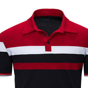 Polos de alta calidad para hombre hechos a medida, colores sólidos y manga corta, último diseño con estampado de verano - Product Image 4