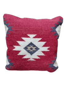 Klim Square Pouf Ottomans สีเขียวและสีแดงสำหรับตกแต่งบ้านคาเฟ่ชายหาดหรืองานแต่งงาน - Product Image 3