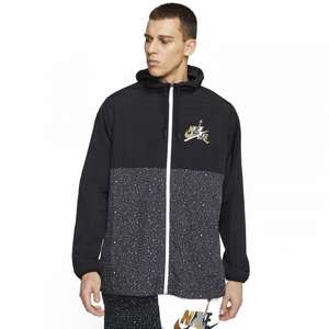 Jordan Classics Windbreaker <b>Hooded</b> <b>Jacket</b> <b>Mens</b> Active Hoodies Color: Black 100% Authentic - Product Image 1