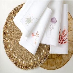 ผ้าเช็ดปากปักด้วยมือระบายอากาศใช้ซ้ำได้สำหรับบ้าน - Product Image 2