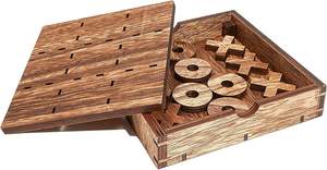 Se especializa en juegos de madera sostenibles con juegos de tic tac toe de madera de alta calidad de marca personalizada a granel - Product Image 3