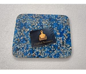 Planches à fromage de qualité supérieure en résine époxy avec pierres incrustées, plateau à fromage, accessoires de cuisine au meilleur prix - Product Image 1