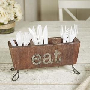 Boîte de service en bois de manguier très vendue Organisateur de cuisine décoratif Stockage Vaisselle Outils et papier Bureau à domicile Bière-Conception OEM - Product Image 4