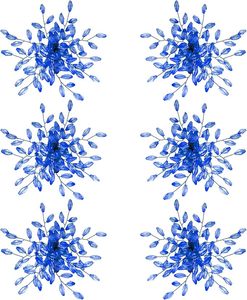 Papier Polyéthylène Serviette Rond Feuille Bleu Unique Vintage En Forme De Mariage Table Décor Exclusif Serviette Rond Indien De Noël - Product Image 1