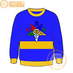 Commande personnalisée de l'étoile de l'Est sweat-shirt brodé en molleton de coton pull de haute qualité vêtements grecs OES sweat-shirts - Product Image 2