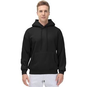 Sweats à capuche pour hommes, imprimés personnalisés, design minimaliste, tissu en coton/polyester respirant et écologique, confortable, moderne et décontracté - Product Image 3