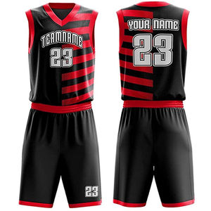 2025 personnalisé adulte basket-ball uniforme ensemble respirant séchage rapide 2 pièces réversible cousu maillot Shorts imprimé Techniques 100% - Product Image 2