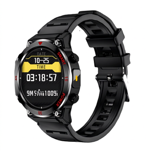 Montre connectée Sower avec écran tactile IPS de 1,52 pouce, Bluetooth, étanche, tracker de fitness extérieur avec moniteur de fréquence cardiaque, podomètre, boussole - Product Image 1