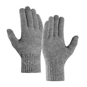 Men <b>Wool</b> <b>Gloves</b> Thermal Knit <b>Gloves</b> Warm Casual Outdoor Men <b>Wool</b> <b>Gloves</b> Winter Outdoor <b>Gloves</b> Soft Warm Knit - Product Image 1