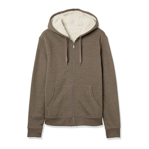 คอลเลกชันใหม่ของผู้ชายเสื้อแจ็คเก็ตแขนยาวมีฮู้ดปักลายแบบดิจิตอลจำนวน2ชิ้นย้อมสีล้วน - Product Image 1