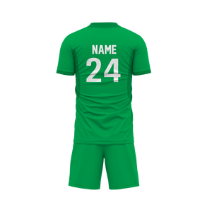 Camiseta de fútbol con estampado de transferencia térmica Conjunto de ropa de fútbol juvenil Uniformes de fútbol personalizados - Product Image 3