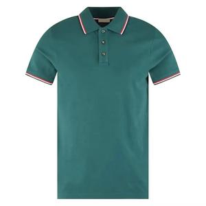 Style personnalisé décontracté plaine à manches courtes hommes polos t-shirts polyester coton logo personnalisé col polo t-shirt - Product Image 1