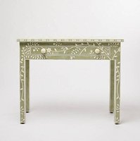 Table console moderne en os incrusté, écologique, pour salon, hôtel et appartement, meuble de rangement pour la maison
