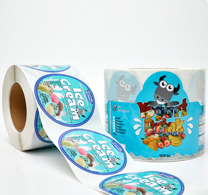 High Quality Custom Irregular Self Adhesive CMYK Waterproof Glossy Lamination Vinyl Beverage Bottle Roll Label Stickers