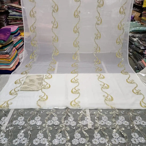 Vente flash HABITU ENTERPRISES Robe de mariée multicolore Faransawi Dirac Somali Diraac 100% soie tissée respirante taille moyenne - Product Image 1