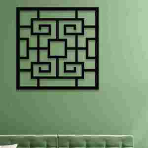 Decoración para el hogar hecha a mano, arte de pared de Metal, marco cuadrado, decoración abstracta de Hotel, fabricante y exportador de la India - Product Image 6