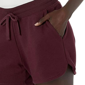 Shorts décontractés d'été pour femmes en coton, avec cordon de serrage, taille haute élastique, pour le sport, la gym, la course, le yoga et la détente - Product Image 5