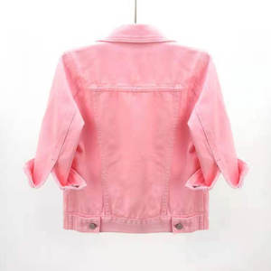 Veste en jean courte à boutons respirante pour un usage régulier, veste en jean de haute qualité pour femmes, meilleur produit, taille personnalisée, 100% coton - Product Image 6