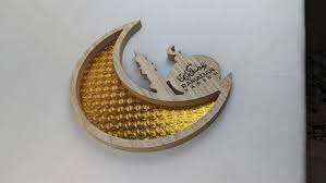 Vajilla de nuevo diseño, bandeja para servir postres y comida, bandeja hecha de madera, bandeja para servir de Ramadán Eid y ocasiones especiales más vendida - Product Image 3