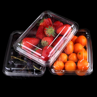 Conteneurs en plastique transparent pour tomates, fraises, fruits, cerises, légumes, jetables, boîtes en plastique pour tomates, cerises, fruits