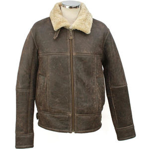 Abrigo de Piel al por Mayor, Abrigo de Manga Larga para Invierno, Diseño de Cuero a la Moda para Hombre, Chaqueta de Piel de Oveja para Unisex - Product Image 2