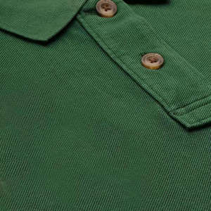 Polo pour homme en piqué de coton premium, manches courtes, coupe ajustée, décontracté, business, golf, respirant, couleur unie, vente en gros pour hommes - Product Image 4