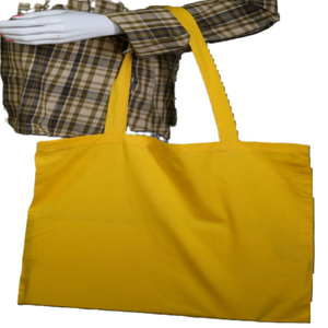 Sac fourre-tout 100 % coton biologique, écologique, réutilisable, avec logo personnalisé, motif lettres, poignée longue, fermeture éclair, pour usage quotidien - Product Image 2