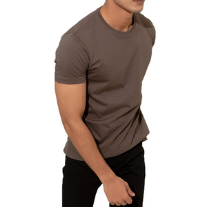 T-shirt en coton de haute qualité pour hommes, décontracté, surdimensionné, poids lourd avec manches courtes et col rond, logo personnalisé, prix de gros - Product Image 2