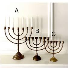 Candelabro Menorah de Latón Premium, Lámpara Tradicional de Hanukkah, Portavelas Decorativo, Adorno Religioso - Product Image 3