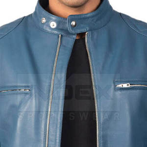 Automne hiver hommes veste en cuir meilleure qualité hommes veste en cuir respirant veste en cuir véritable pour hommes - Product Image 4