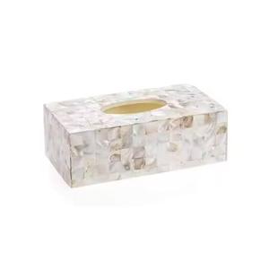 Boîte de mouchoirs en nacre fabriquée à la main indienne de haute qualité Design d'artisanat de luxe décoratif de qualité supérieure au prix de gros commande en gros - Product Image 6