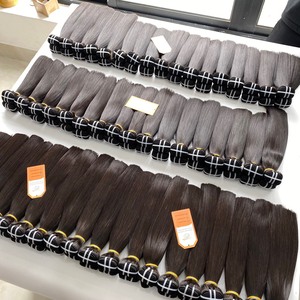 Extensiones de Cabello Natural de un Solo Donante, Calidad de Lujo, Vietnamitas, Sin Procesar, Cabello Virgen Remy, Liso, Cutícula Alineada, Extensiones de Cabello Mecanizadas - Product Image 4