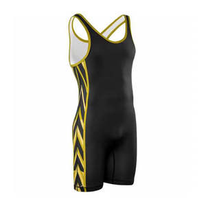 Combinaison de lutte personnalisée respirante pour hommes grandes tailles, en maille sexy avec sublimation, option de couleur personnalisée et étiquette privée - Product Image 6