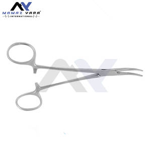 Pinzas Hemostáticas Curvas de 15.0 cm, Instrumento Quirúrgico de Acero Inoxidable de Precisión para Control Hemostático - Product Image 2