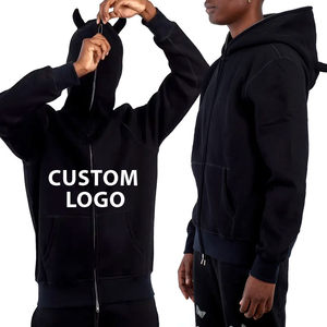 Sudadera con Capucha Completa con Cremallera para Hombre, Color Liso, de Invierno, Calidad Premium, Moderna y Elegante - Product Image 4